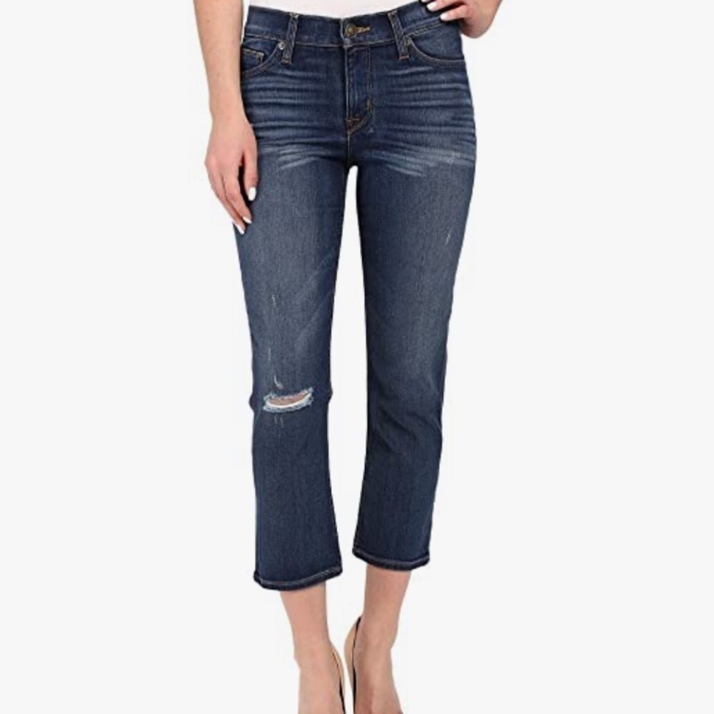 Hudson Fallon Crop Jeans in Offshore Size 28